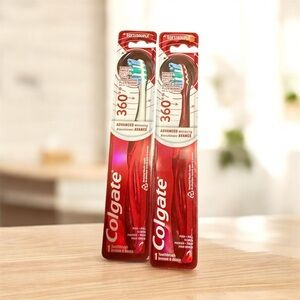 Colgate 360° Advanced Toothbrush - Red